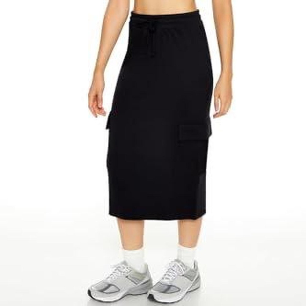 Forever 21 Fleece Cargo Maxi Skirt